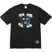 【預售】Sup SS26 WEEK7 God Save Us Tee 蒙面人圖像 短袖T恤 黑/白：圖片 2