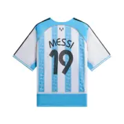 【預售】KITH x MESSI x AD  26SS 三方聯名 條紋印花球衣短袖T恤 二色：圖片 3