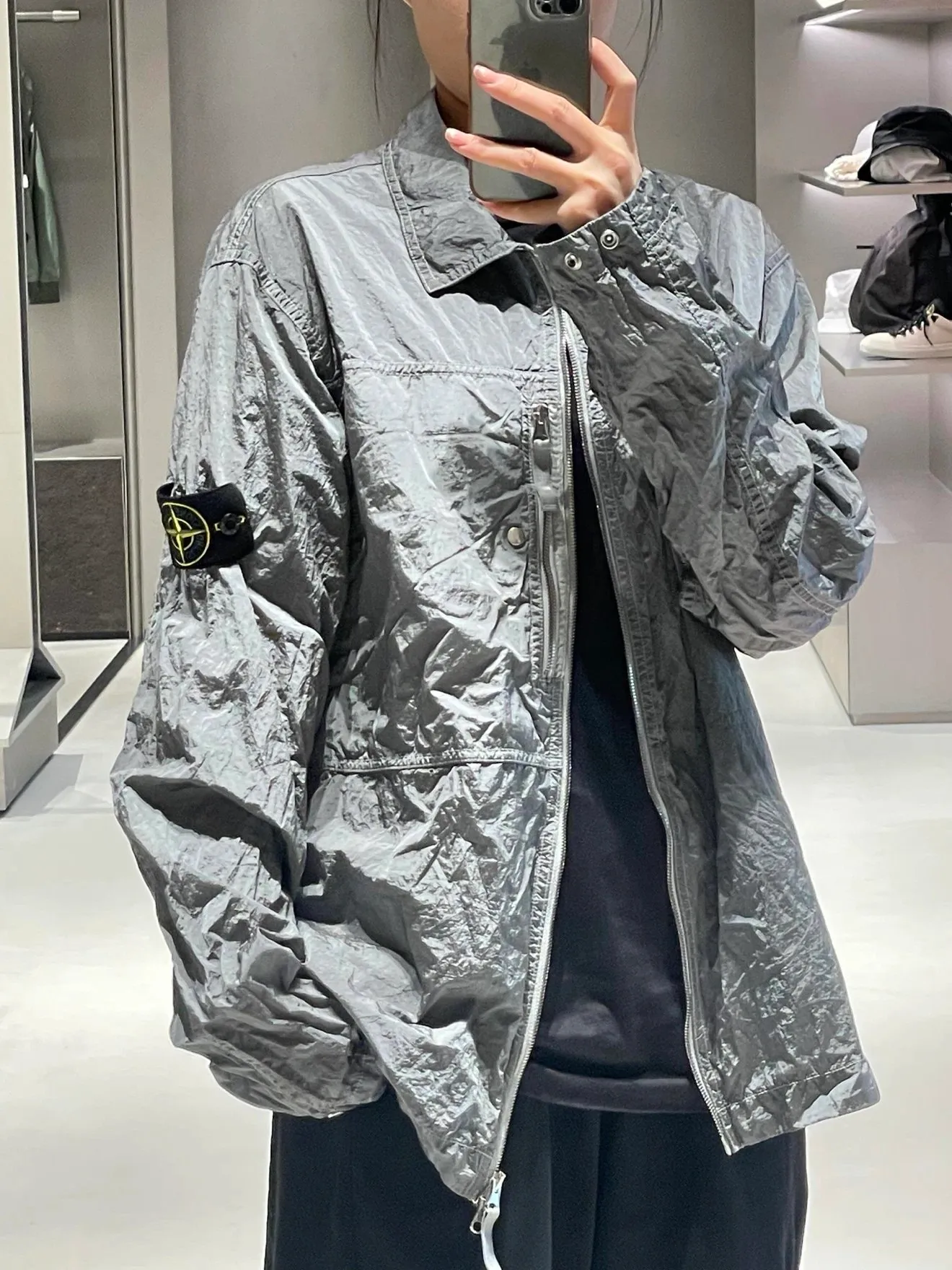 【預售】【過驗】STONE ISLAND 25SS Nylon Metal 石頭島 金屬尼龍 夾克外套風衣 二色