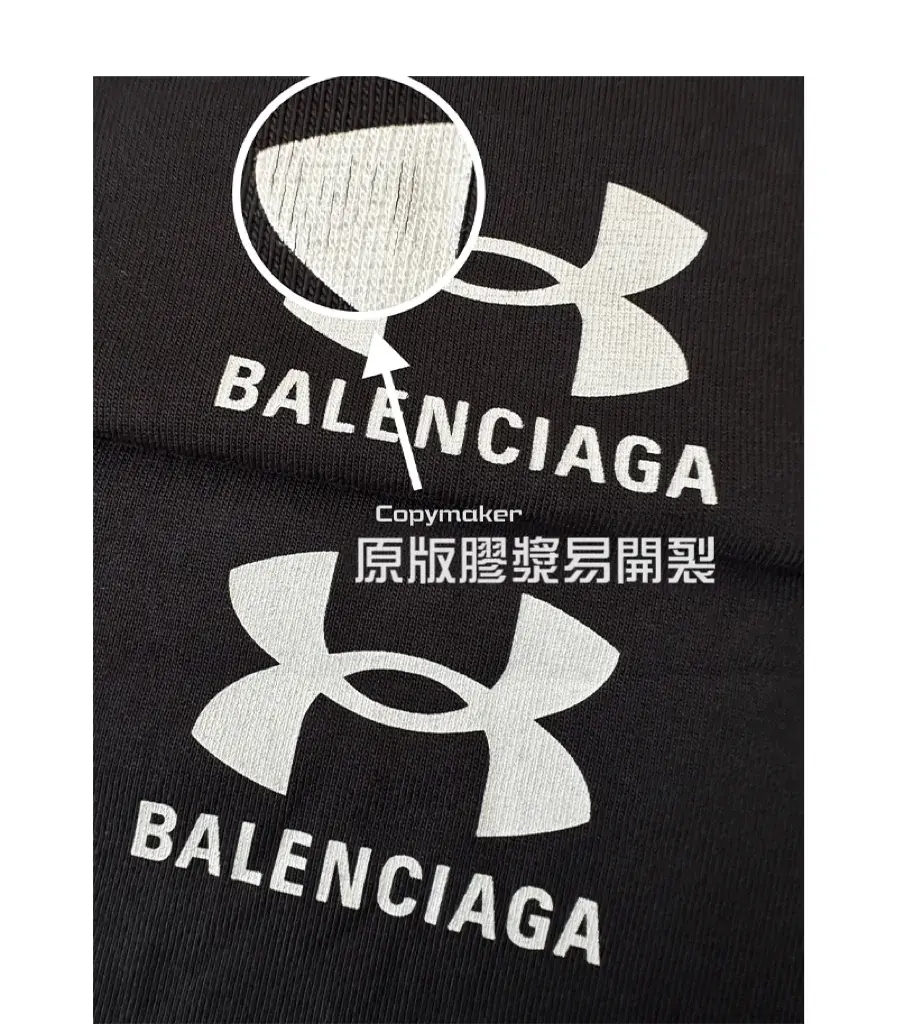 【預售】巴黎 BLC x UA 聯名 25SS 秀款 印花logo 簡約素色短袖T恤 安德瑪