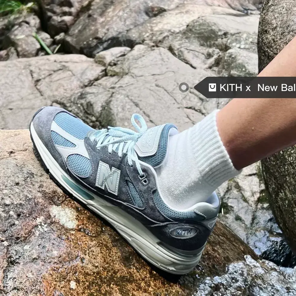 【預售】NB x KITH 991 V2 “Steel Blue” 灰藍 慢跑鞋運動鞋休閒鞋 U991KH2