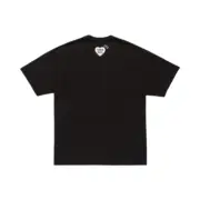 【預售】Human Made 25ss  胸前老虎字母印花 竹節棉 圓筒短袖T恤 黑/白：圖片 3