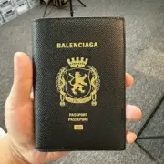 【現貨】巴黎 BLC 24SS Passport 無機票版本 護照套護照夾 牛皮 卡套皮夾證件套錢包：圖片 5
