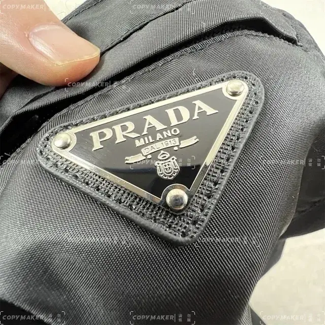 PRA 24SS Re-Nylon and jersey T-shirt 再生尼龍 拼接口袋 三角標鐵牌 短袖T恤