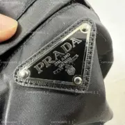 PRA 24SS Re-Nylon and jersey T-shirt 再生尼龍 拼接口袋 三角標鐵牌 短袖T恤：圖片 16