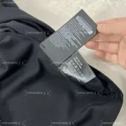 PRA 24SS Re-Nylon and jersey T-shirt 再生尼龍 拼接口袋 三角標鐵牌 短袖T恤：圖片 18