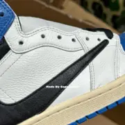 【預售】Travis Scott x Fragment Design x Air Jordan 1 High OG SP 三方聯名 閃電倒鉤 高筒 AJ1：圖片 10