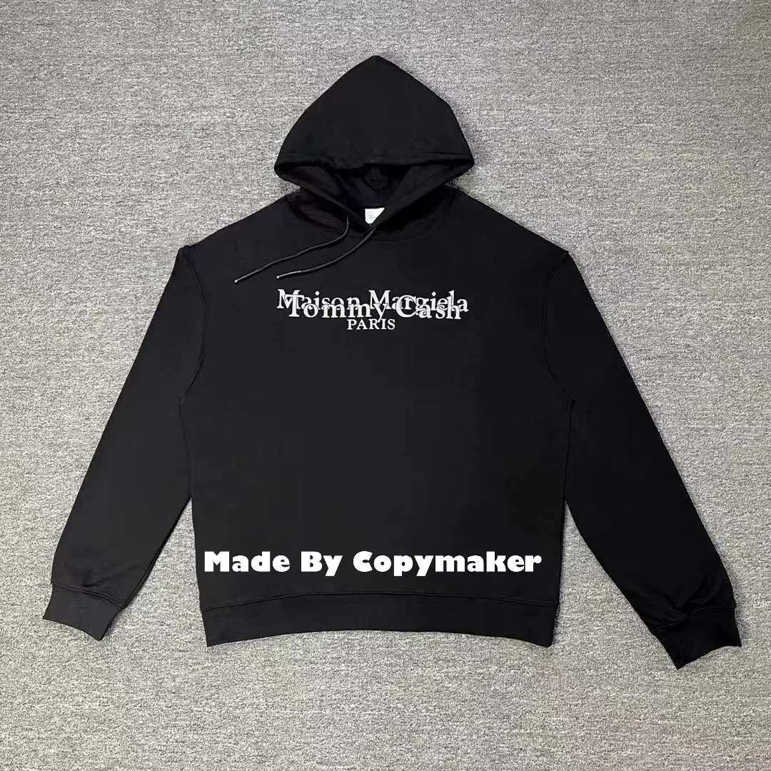 Maison Margiela x Tommy Cash 馬吉拉 聯名 反光字母 數字 帽T 連帽衛衣 MM6