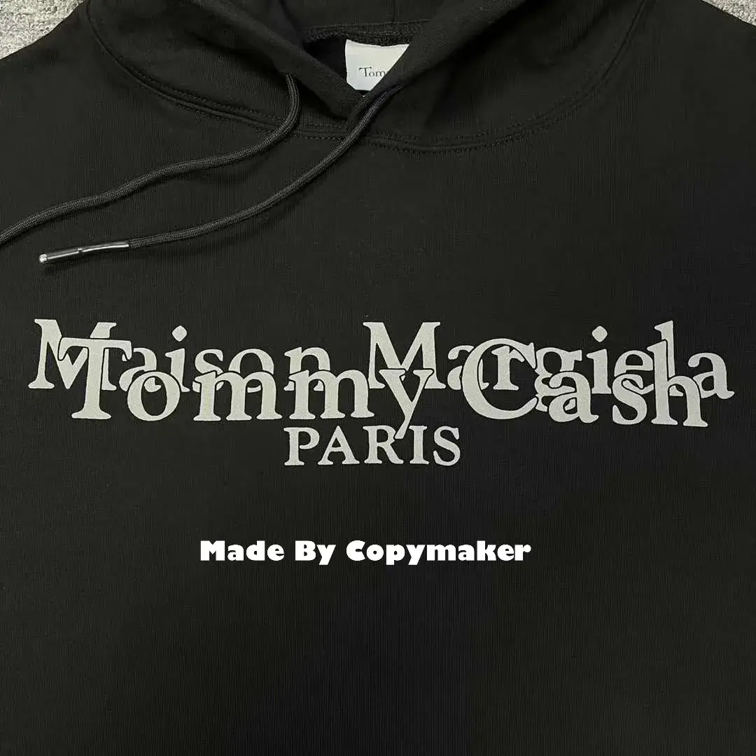 Maison Margiela x Tommy Cash 馬吉拉 聯名 反光字母 數字 帽T 連帽衛衣 MM6