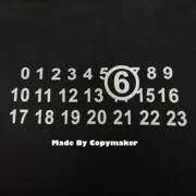 Maison Margiela x Tommy Cash 馬吉拉 聯名 反光字母 數字 帽T 連帽衛衣 MM6：圖片 14