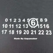 Maison Margiela x Tommy Cash 馬吉拉 聯名 反光字母 數字 帽T 連帽衛衣 MM6：圖片 15