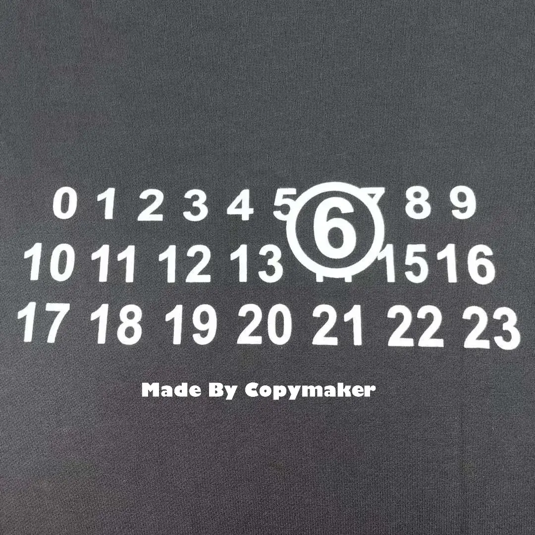 Maison Margiela x Tommy Cash 馬吉拉 聯名 反光字母 數字 帽T 連帽衛衣 MM6
