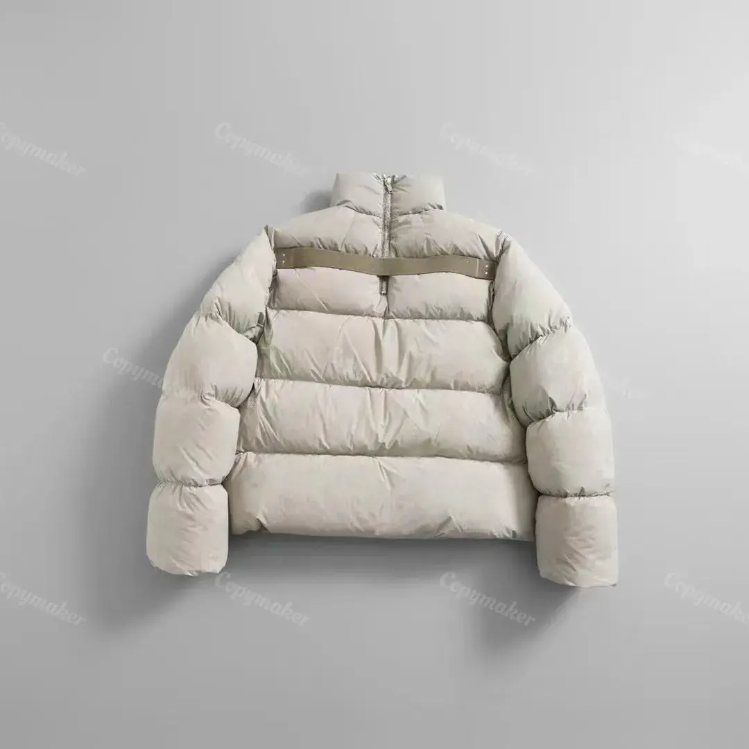 Moncler x Rick Owens 蒙口RO聯名 素色織帶 鵝絨羽絨外套夾克
