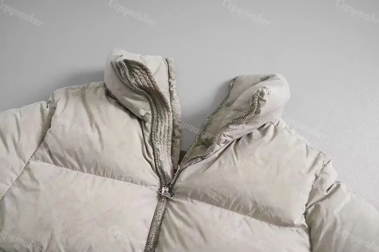 Moncler x Rick Owens 蒙口RO聯名 素色織帶 鵝絨羽絨外套夾克