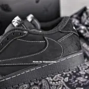 【現貨】Travis Scott x Air Jordan 1 Low OG “Black/Phantom” 聯名 黑武士 倒鉤4.0 AJ1：圖片 16