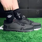 【現貨】Travis Scott x Air Jordan 1 Low OG “Black/Phantom” 聯名 黑武士 倒鉤4.0 AJ1：圖片 6