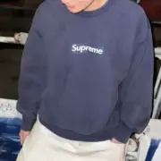 【預售】【雙11新品】SUP 25FW BoxLogo Crewneck 經典logo開裂印花 大學T大學踢圓領衛衣：圖片 6