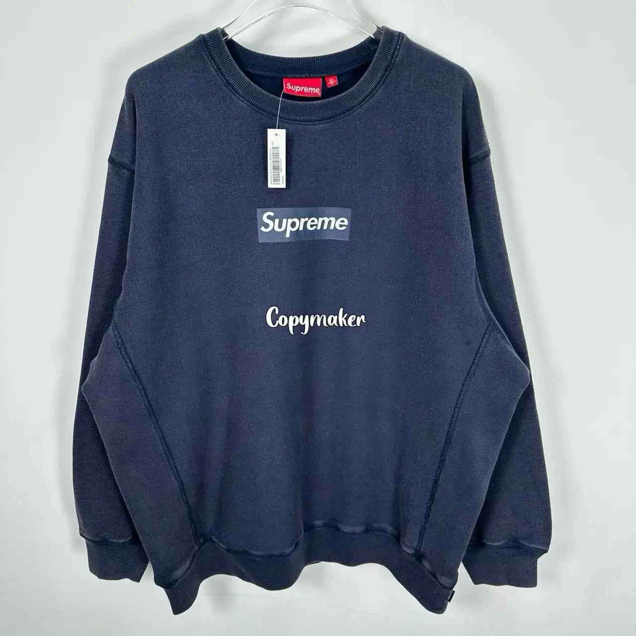 【預售】【雙11新品】SUP 25FW BoxLogo Crewneck 經典logo開裂印花 大學T大學踢圓領衛衣