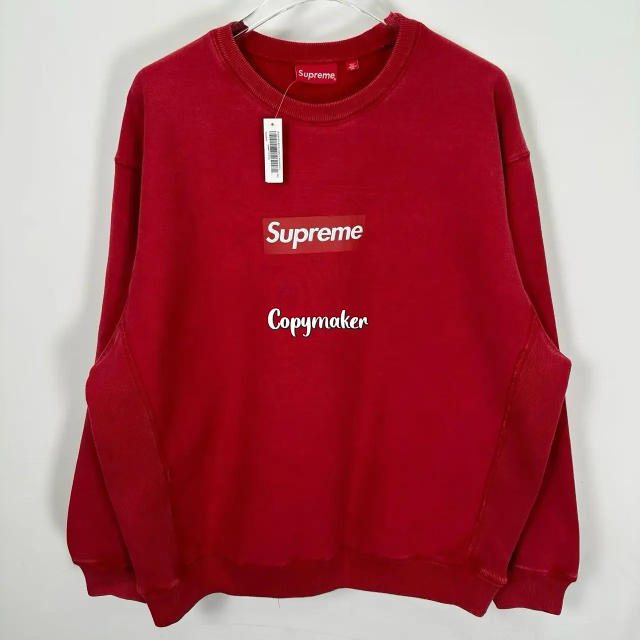 【預售】【雙11新品】SUP 25FW BoxLogo Crewneck 經典logo開裂印花 大學T大學踢圓領衛衣