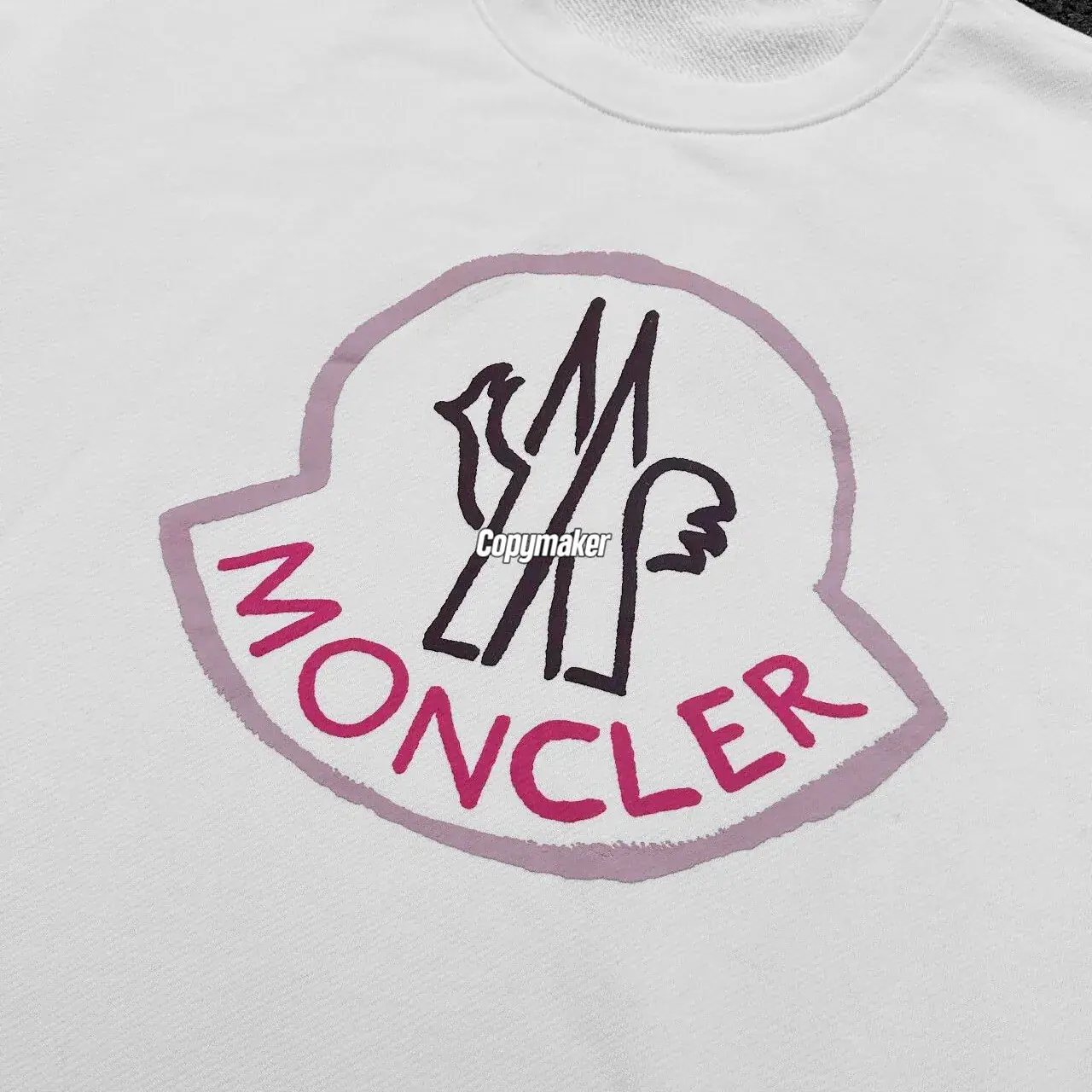 【預售】【2026新年福利】Moncler 25FW 蒙口 發泡印花重影印花 圓領衛衣大學T長袖