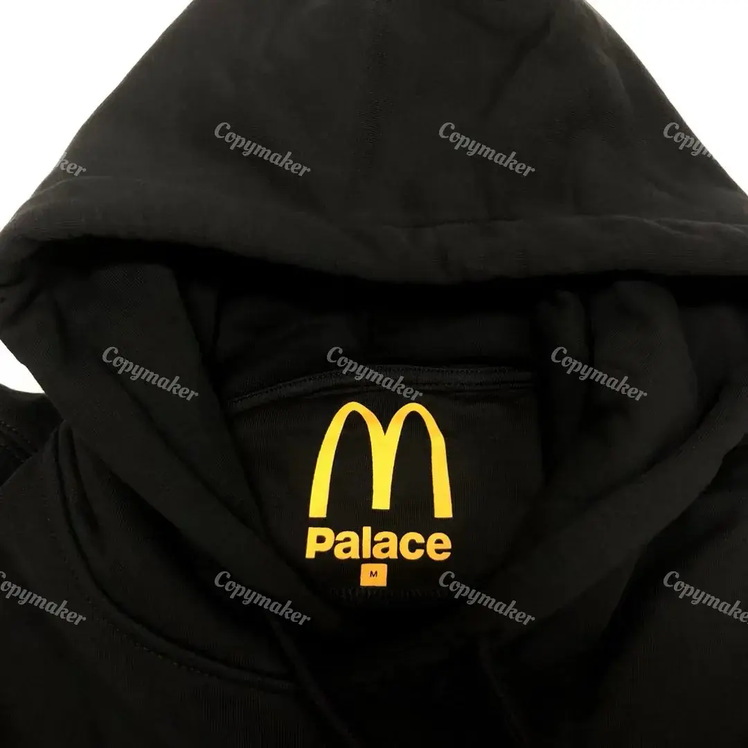 PALACE x McDonald's 23FW 聯名 大M印花 帽T連帽衛衣帽衫