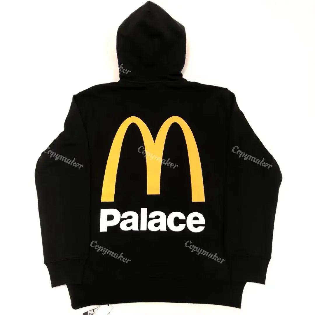 PALACE x McDonald's 23FW 聯名 大M印花 帽T連帽衛衣帽衫