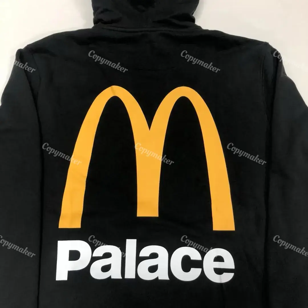 PALACE x McDonald's 23FW 聯名 大M印花 帽T連帽衛衣帽衫