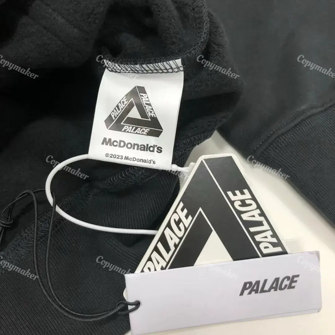 PALACE x McDonald's 23FW 聯名 大M印花 帽T連帽衛衣帽衫