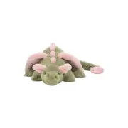 【現貨】【過驗】Jellycat Malachy Dragon 抹茶龍 安撫玩偶娃娃生日禮物 50cm：圖片 3