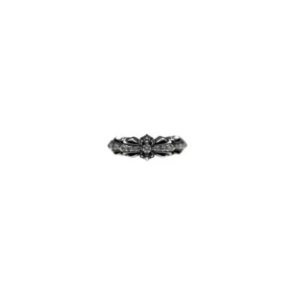 【預售】Chrome Hearts 滿鑽十字花 白銅/純銀 戒指 克羅心