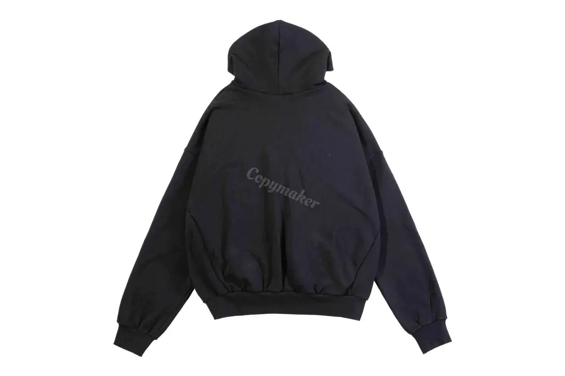 23SS FOG ESSENTIALS 副線膠標 帽T帽衫連帽衛衣 FEAR OF GOD 玄青黑 圓弧字母