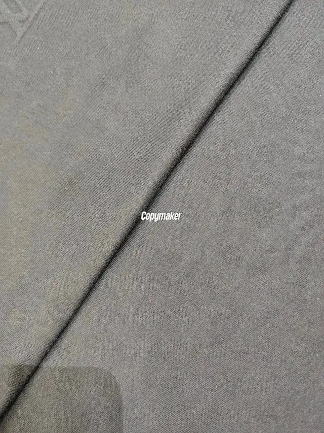 【現貨】1V 26SS 滑雪系列 壓紋浮雕 經典字母logo 重磅簡約素色 長袖T恤圓領衛衣 黑色