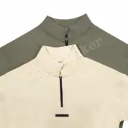 21SS FEAR OF GOD FOG ESSENTIALS 2021 副線 半拉鍊 高領 後背印花 大學T 衛衣：圖片 7