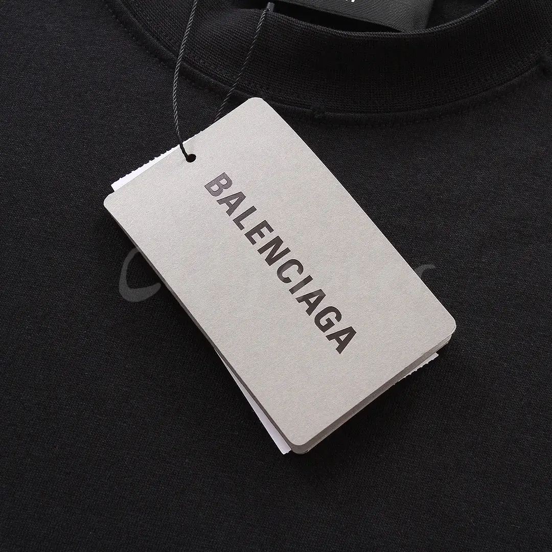 巴黎 BLC 22FW Script Logo T-shirt 草寫書寫體字母 短袖T恤