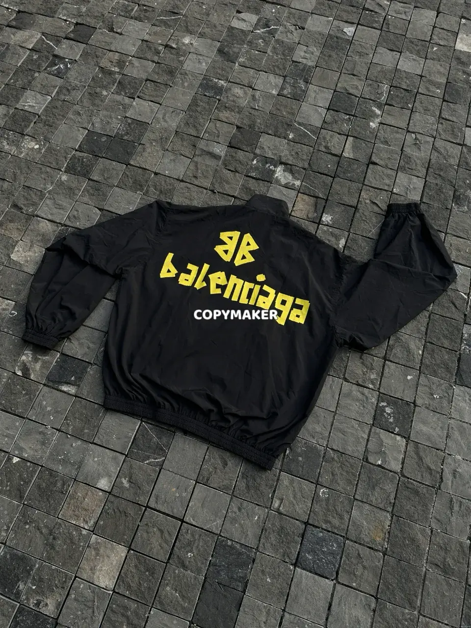 【現貨】巴黎 BLC 24FW 秀款 膠帶 繃帶logo 防水防曬 外套夾克風衣衝鋒衣