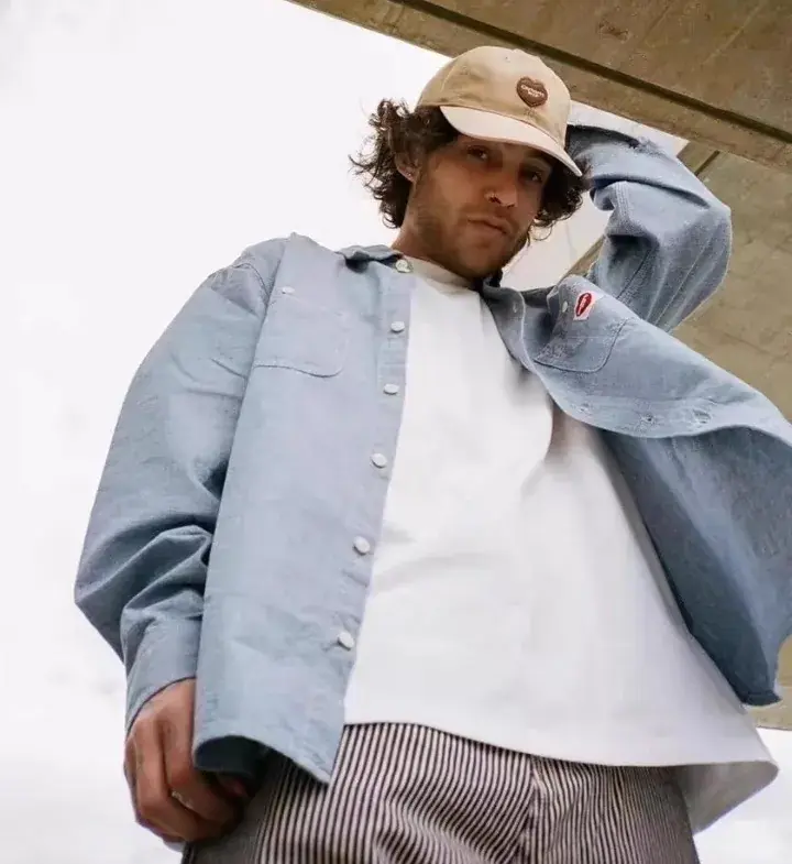 Carhartt WIP 23SS 卡哈特 Clink Heart 愛心小標口袋 襯衫薄夾克 藍色