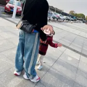 巴黎 BLC x AD 聯名 23SS  Wide-leg Jeans 條紋水洗牛仔褲 休閒褲 巨寬鬆：圖片 9