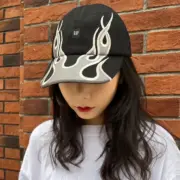 巴黎 BLC x GAP x YEEZY 三方聯名 火焰LOGO 刺繡 老帽 鴨舌帽 棒球帽 帽子：圖片 6