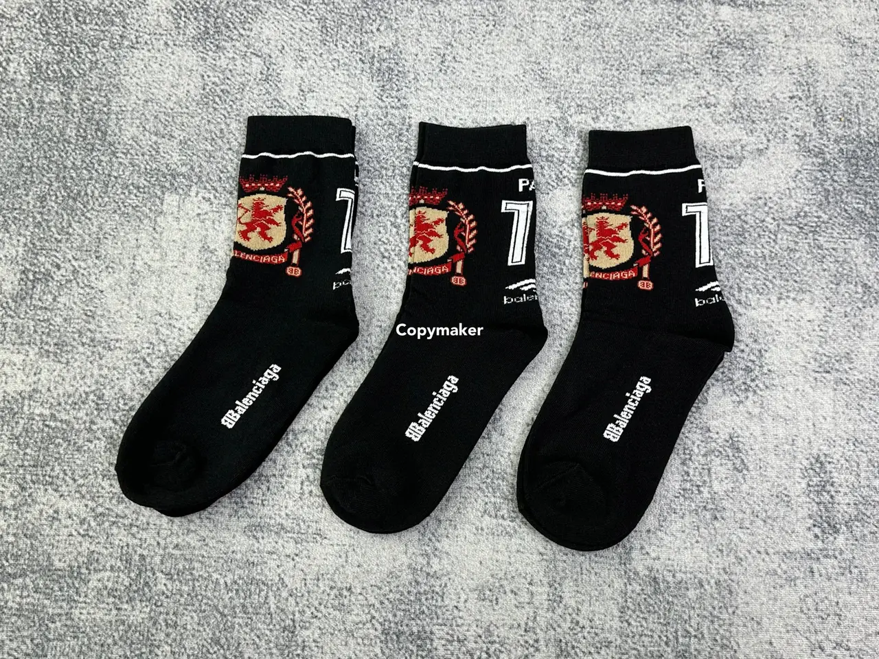 巴黎 BLC 24SS Paris Soccer Socks 曼聯徽章 襪子中筒襪棉襪長襪足球襪