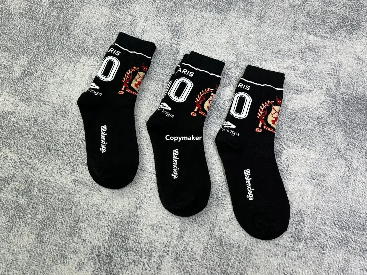 巴黎 BLC 24SS Paris Soccer Socks 曼聯徽章 襪子中筒襪棉襪長襪足球襪