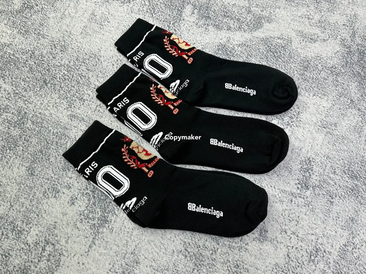 巴黎 BLC 24SS Paris Soccer Socks 曼聯徽章 襪子中筒襪棉襪長襪足球襪