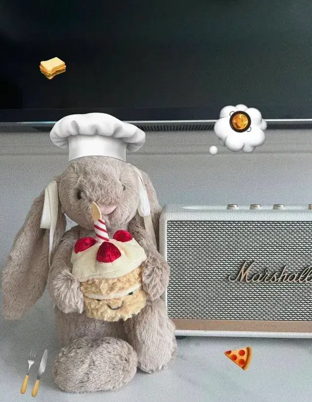 【現貨】【過驗】Jellycat 邦尼兔蛋糕邦尼兔抱蛋糕兔子生日兔子 安撫玩偶娃娃生日禮物