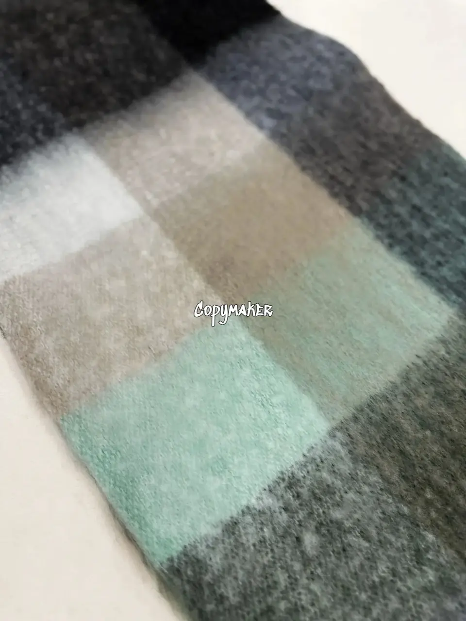 【現貨】Acne Studios 23FW 經典款 格紋拼色 羊毛混紡 圍巾 披肩 二色
