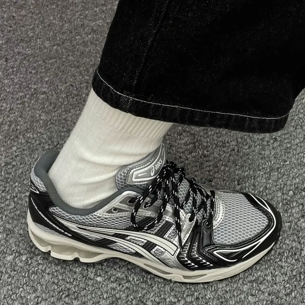 【預售】Musinsa x Asics Gel-Kayano 14 韓國限定 聯名 黑灰白 跑步鞋 休閒鞋 1201A935-001