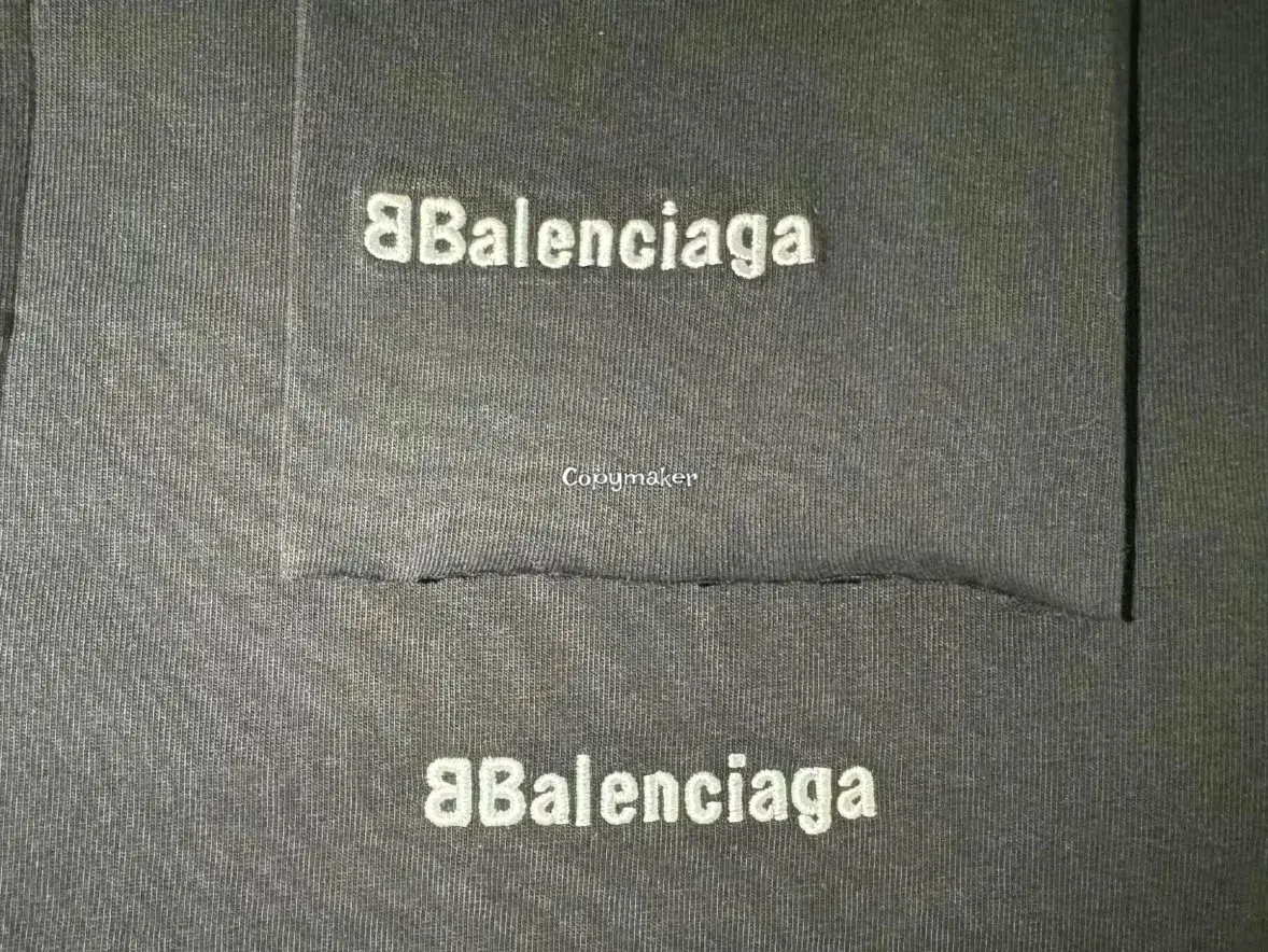 【現貨】巴黎 BLC 21SS 素色 雙B刺繡 logo字母 BB 短袖T恤 黑色