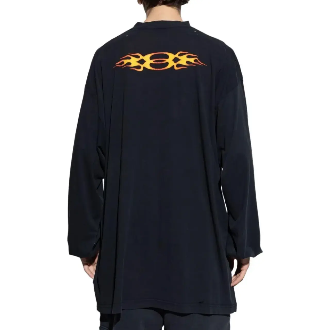 【現貨】【福利回饋】巴黎 BLC 24SS BURNING UNITY T-SHIRT 雙環火焰 長袖T恤