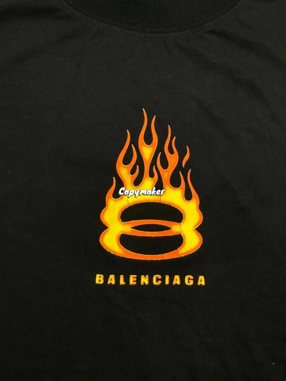 【現貨】【福利回饋】巴黎 BLC 24SS BURNING UNITY T-SHIRT 雙環火焰 長袖T恤
