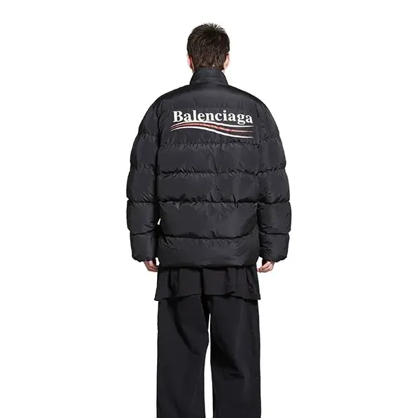 巴黎 BLC 23FW Political Campaign 可樂 波浪 經典 棉服外套夾克