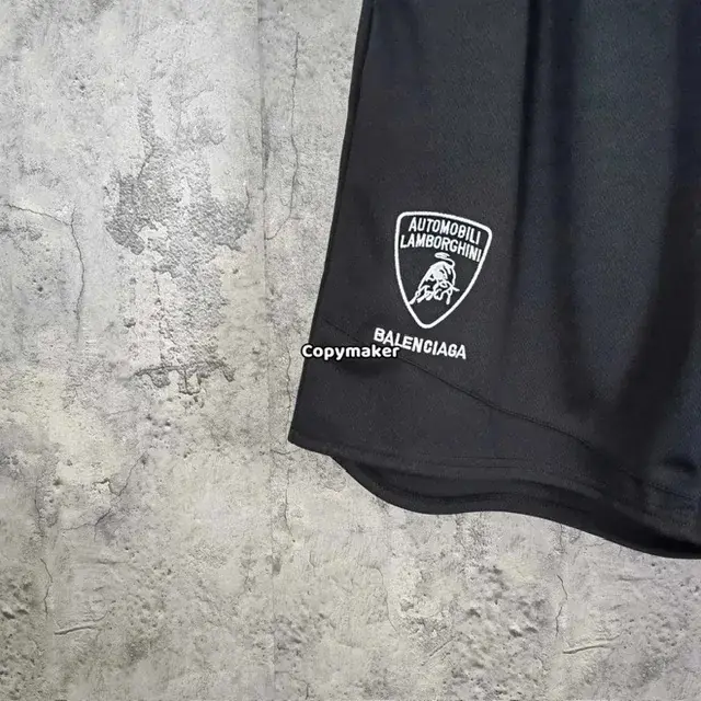 【預售】巴黎 BLC 25SS x Lamborghini 聯名 車標刺繡logo 透氣舒適短褲休閒褲