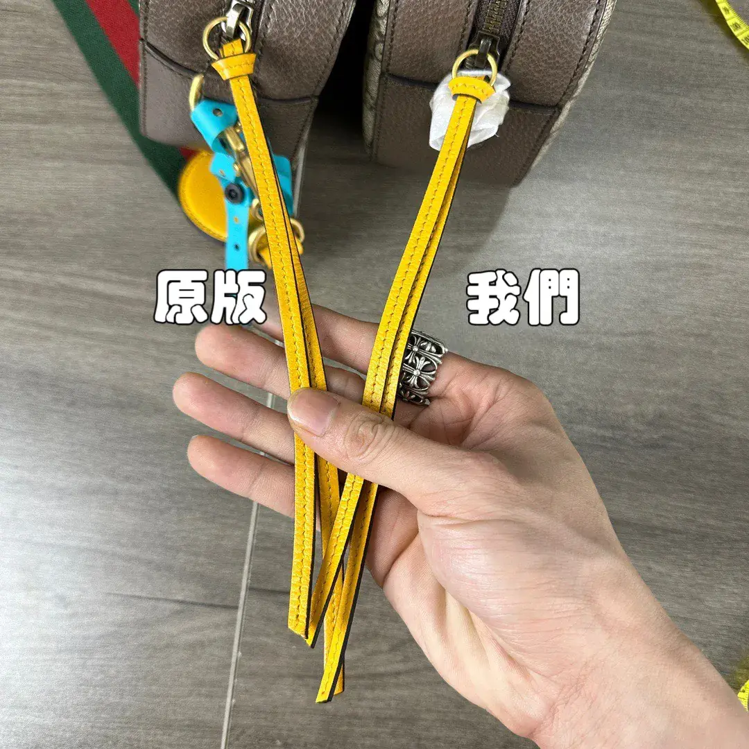 GUC 20FW 虎頭 老花條紋logo 相機包 單肩包 側背包 斜背包